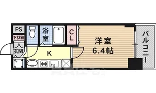 プレサンス三ノ宮駅前プライムタイム【6階】の間取り