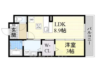 大阪府摂津市香露園【アパート】の間取り