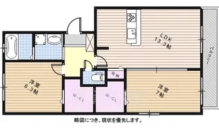 ラピス本郷【1階】の間取り