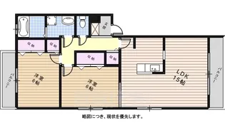 ユリ・コート亀の井【1階】の間取り