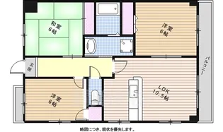 ベルルージュ上社【1階】の間取り