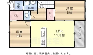 オークフォレスト名東【2階】の間取り