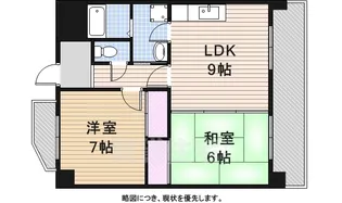 リーブ田の上【303号室】の間取り