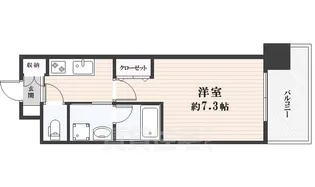1Kの間取り画像