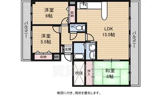 ウィスタリア星ヶ丘【1階】の間取り