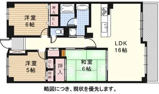 カルティア明徳公園【3階】の間取り