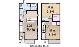 D-room神丘町【1階】の間取り