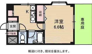 コーポ社台【101号室】の間取り
