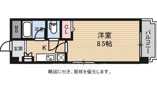 ハイネス修芳【502号室】の間取り