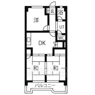 コーポ朝日【2階】の間取り