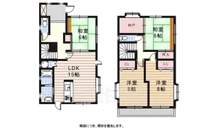 愛知県名古屋市名東区高間町【一戸建】の間取り