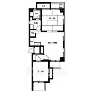 レスカール星ヶ丘【7階】の間取り