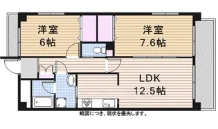 ダノイ美崇【3階】の間取り