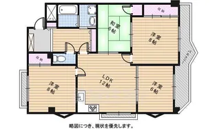 ハイムビーオール【4C号室】の間取り