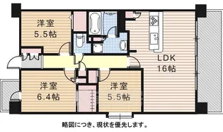 アデグランツ藤が丘【4階】の間取り