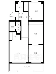 ミリアン宮前【201号室】の間取り