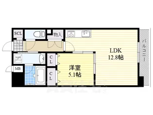 Sunny Grace本郷【10階】の間取り