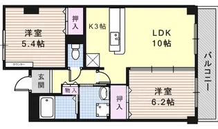 フォレストスクエア シバタ【3階】の間取り