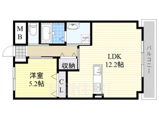 GNO.1美女神【102号室】の間取り