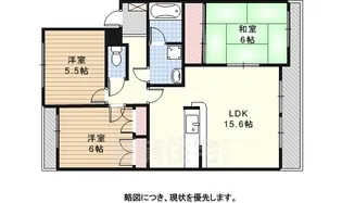 ラ・ファミーユ1【202号室】の間取り