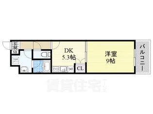レジディア東桜【7階】の間取り