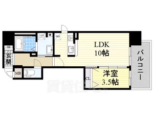 グランシャリオ栄【5階】の間取り