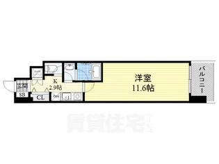 CASA+α名駅南【5階】の間取り