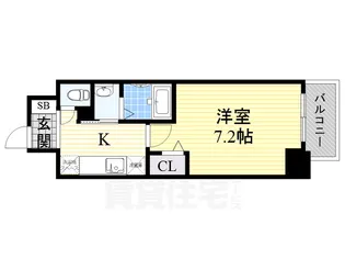 リバーコート砂田橋2【11階】の間取り