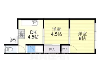 緑町マンション【3階】の間取り