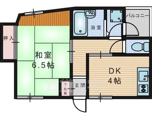 福井ハイツ【1階】の間取り