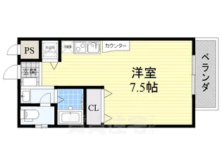 ラヴィスタ友呂岐【4階】の間取り