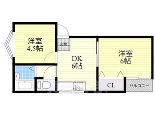 土佐ビル6【4階】の間取り
