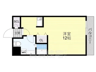 1Kの間取り画像