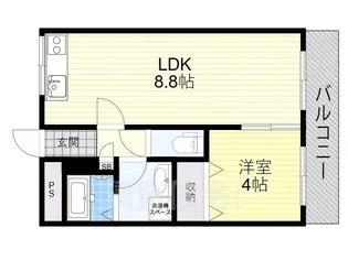 セラフィーコート東香里園【2階】の間取り
