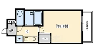ラナップスクエア京都北野【4階】の間取り