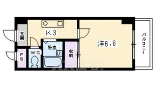 セントポーリア丸太町【2階】の間取り