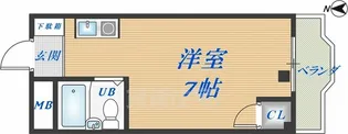 エクセレント小若江【2階】の間取り