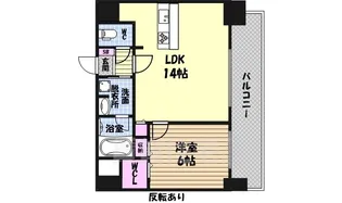 ファーストレジデンス栄【5階】の間取り