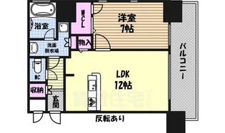 1LDKの間取り画像