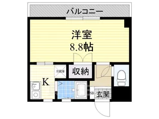セントラルハイツ滝川【4階】の間取り