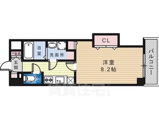 大阪府堺市堺区翁橋町1丁【マンション】の間取り