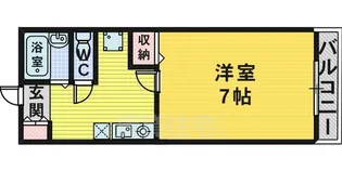 大阪府堺市堺区北三国ヶ丘町5丁【アパート】の間取り
