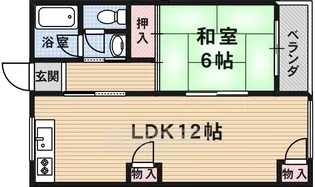 パールハイツ祗温【2階】の間取り
