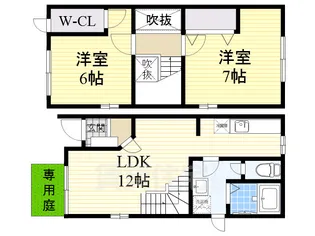 ソレイユ【1階】の間取り