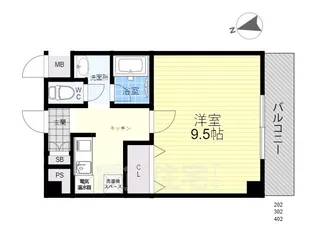 レッドウェル菅原【2階】の間取り