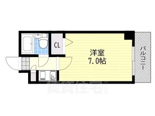 コーポラス新盛【3階】の間取り