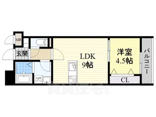 大阪府大阪市旭区大宮1丁目【マンション】の間取り