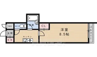 クオーレ京都【2階】の間取り