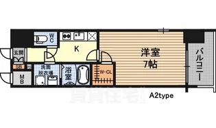 1Kの間取り画像