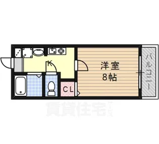 シェトワ御器所【1階】の間取り